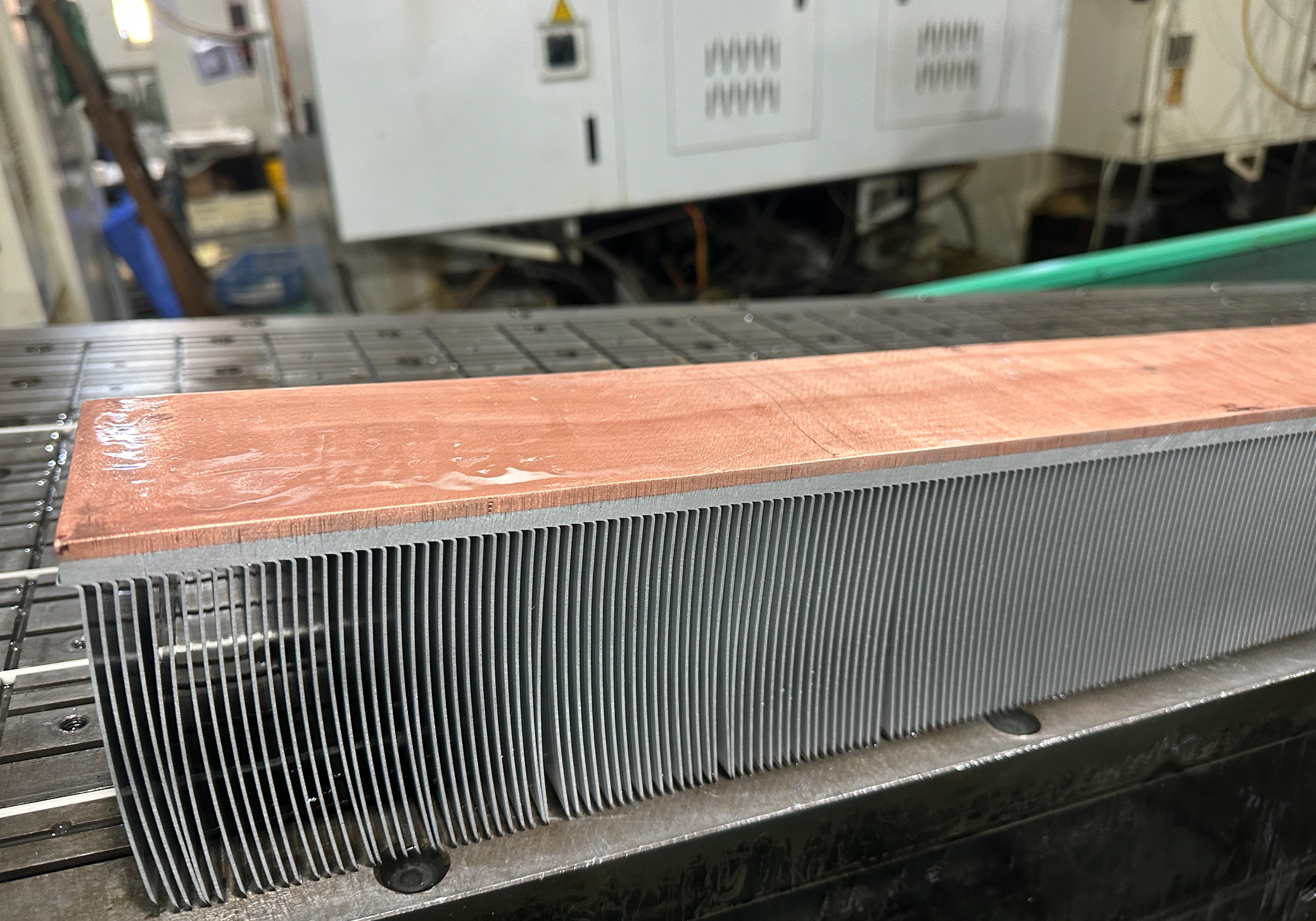 Copper-Aluminum Explosion-Welded Heat Sink