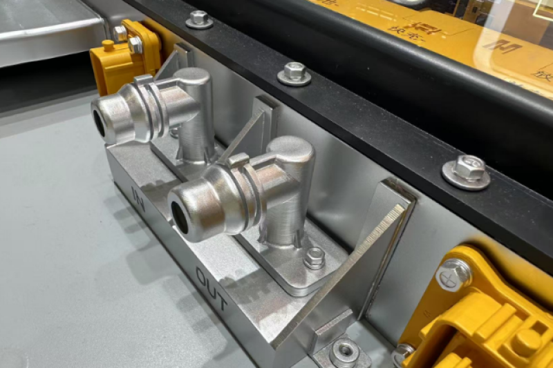 Aluminum liquid cooling plate 200x100x30