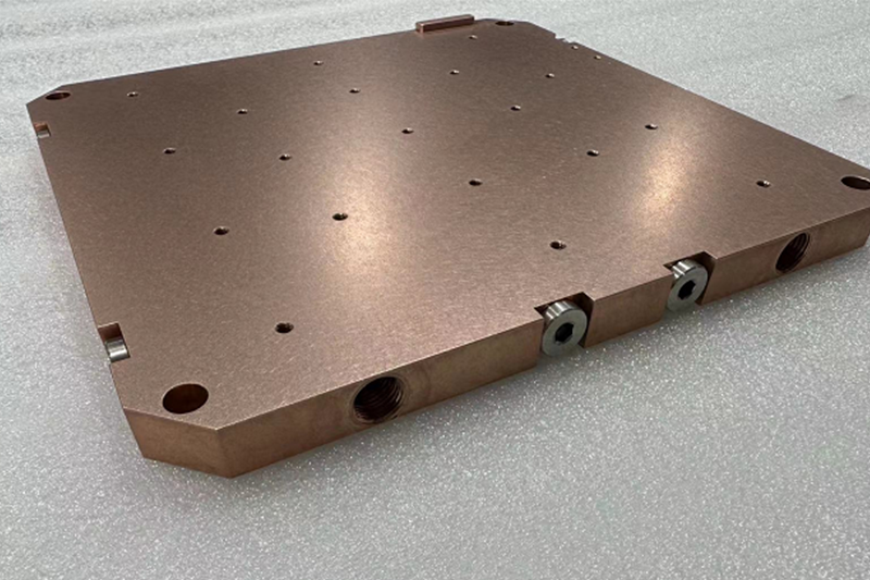 Copper liquid cold plate