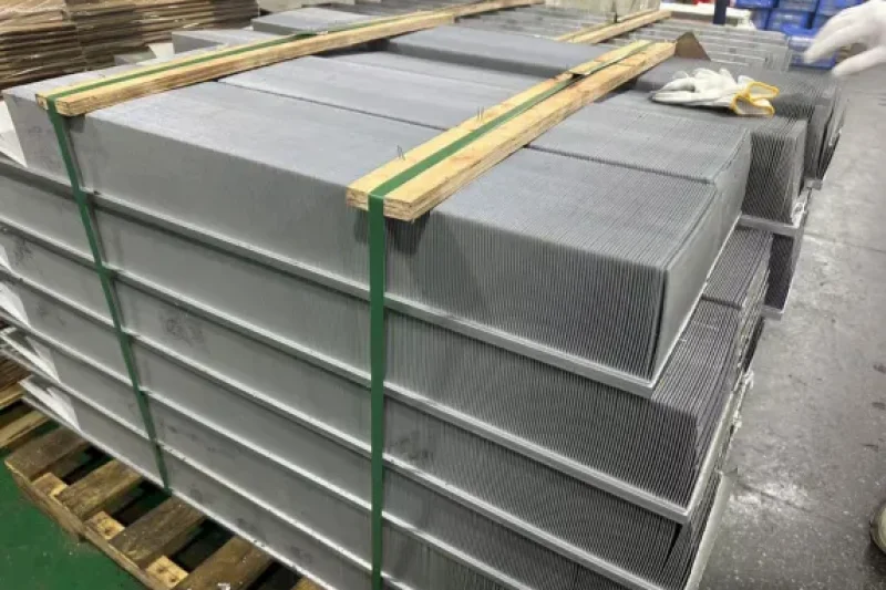 Skived fin heat sink450x250x115mm