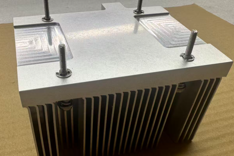 extrusion heat sink100x100x50